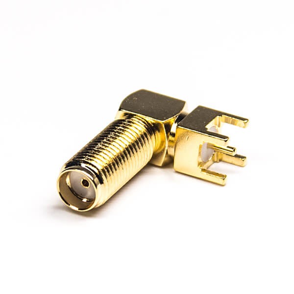 RF Coaxial connector Standard SMA Jack Right Angle Solder Type for PCB mount