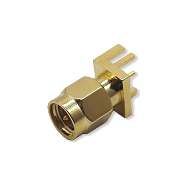 RF Coaxial connector Standard SMA Plug Straight Solder Type for PCB mount