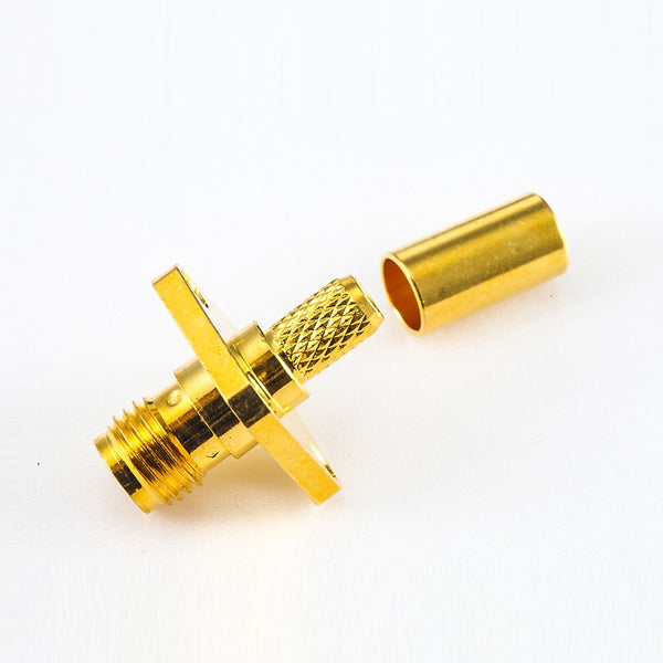 RF Coaxial connector Standard SMA Jack Straight Crimp for Cable SYV50-2