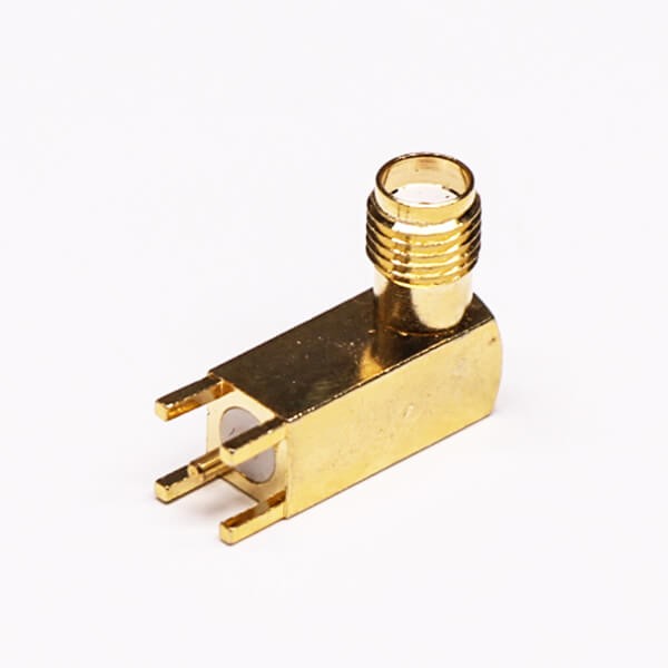 RF Coaxial connector Standard SMA Jack Right Angle Solder Type for PCB mount