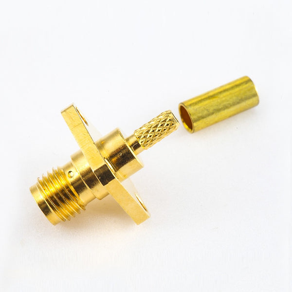 RF Coaxial connector Standard SMA Jack Straight Crimp for Cable RG174/RG316/LMR100