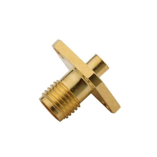 RF Coaxial connector Standard SMA Jack Straight Solder Type for PCB mount