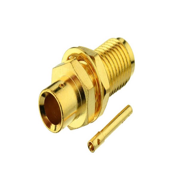 HF-Koaxialstecker Standard-SMA-Buchse, gerade Lötausführung für Leiterplattenmontage