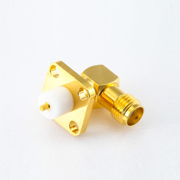 RF Coaxial connector Standard SMA Jack Right Angle Solder Type for PCB mount