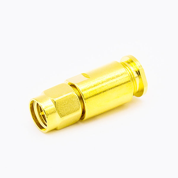 RF Coaxial connector Standard SMA Plug Straight Clamp for Cable RG58/RG142