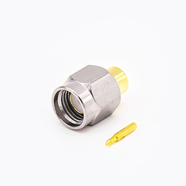 RF Coaxial connector Standard SMA Plug Straight Solder Type for  Cable