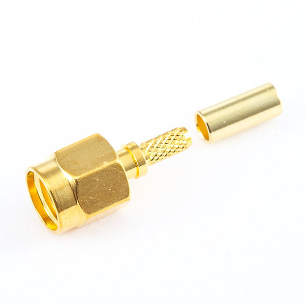 RF Coaxial connector Standard SMA Plug Straight Crimp for Cable RG174/RG316/LMR100