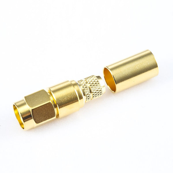 RF Coaxial connector Standard SMA Plug Straight Crimp for Cable SYV50-5