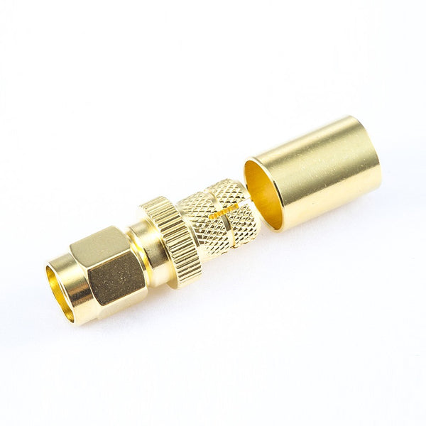 RF Coaxial connector Standard SMA Plug Straight Crimp for Cable SYV50-5