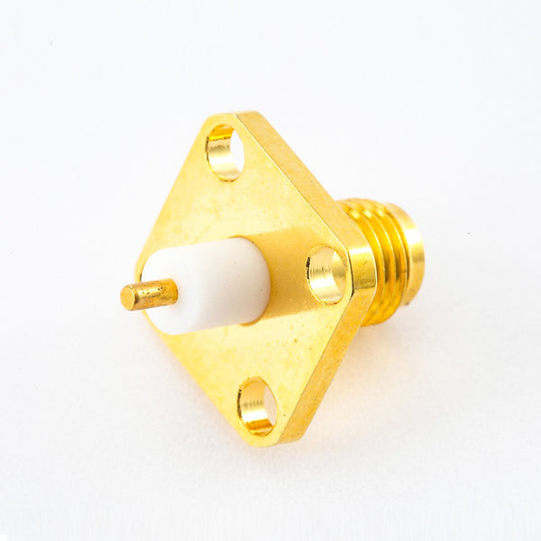 RF Coaxial connector Standard SMA Jack Straight Solder Type for PCB mount