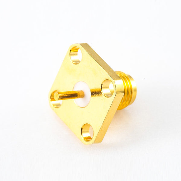 RF Coaxial connector Standard SMA Jack Straight Solder Type for PCB mount