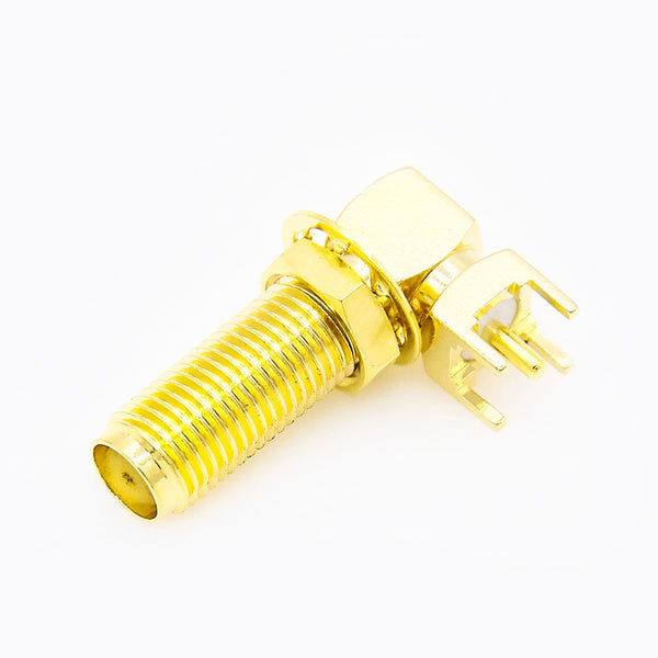 RF Coaxial connector Standard SMA Jack Straight Solder Type for PCB mount