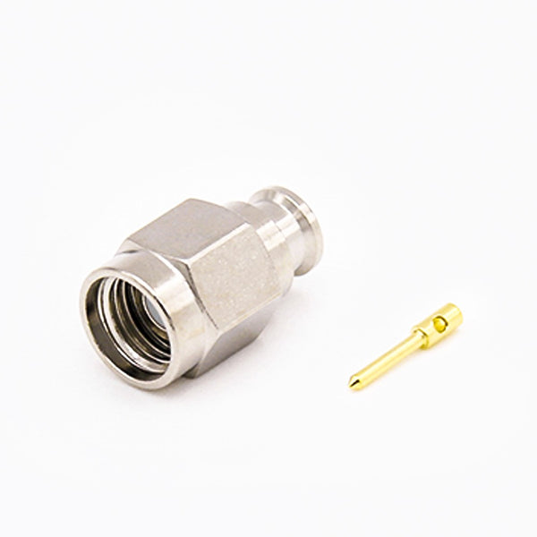 RF Coaxial connector Standard SMA Plug Straight Solder Type for  Cable