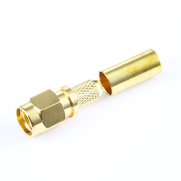 RF Coaxial connector Standard SMA Plug Straight Crimp for Cable SYV50-5