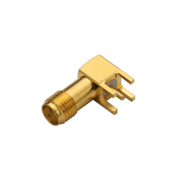 RF Coaxial connector Standard SMA Jack Right Angle Solder Type for PCB mount