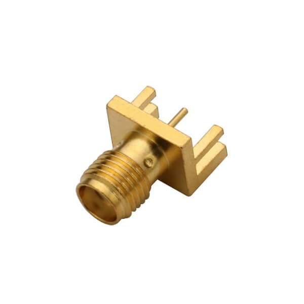 RF Coaxial connector Standard SMA Jack Straight Solder Type for PCB mount