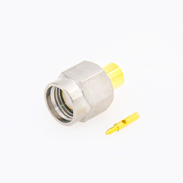 RF Coaxial connector Standard SMA Plug Straight Solder Type for  Cable