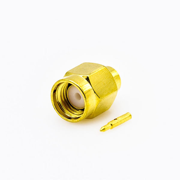 RF Coaxial connector Standard SMA Plug Straight Solder Type for  Cable
