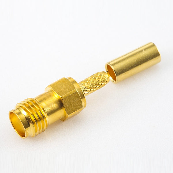 RF Coaxial connector Standard SMA Jack Straight Crimp for Cable RG316/RG58/LMR100