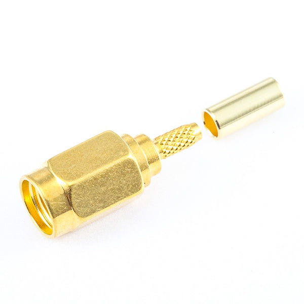 RF Coaxial connector Standard SMA Plug Straight Crimp for Cable RG174/RG316/LMR100