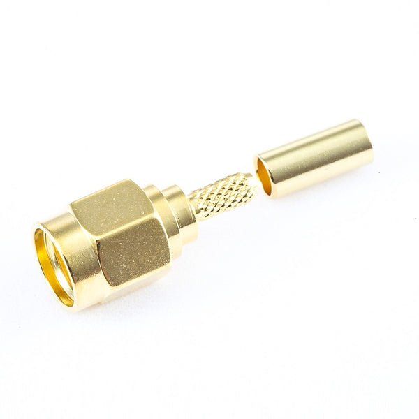 RF Coaxial connector Standard SMA Plug Straight Crimp for Cable RG174/RG316/LMR100