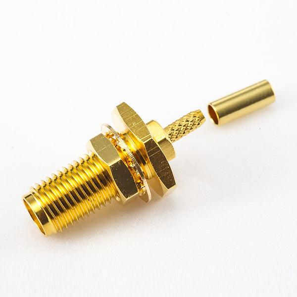 RF Coaxial connector Standard SMA Jack Straight Crimp for Cable RG178/1.37/1.45