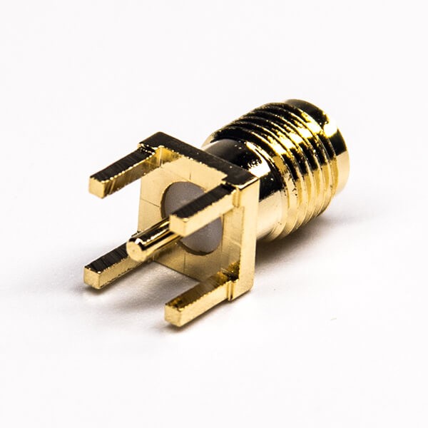 RF Coaxial connector Standard SMA Jack Straight Solder Type for PCB mount