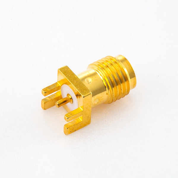 RF Coaxial connector Standard SMA Jack Straight Solder Type for PCB mount