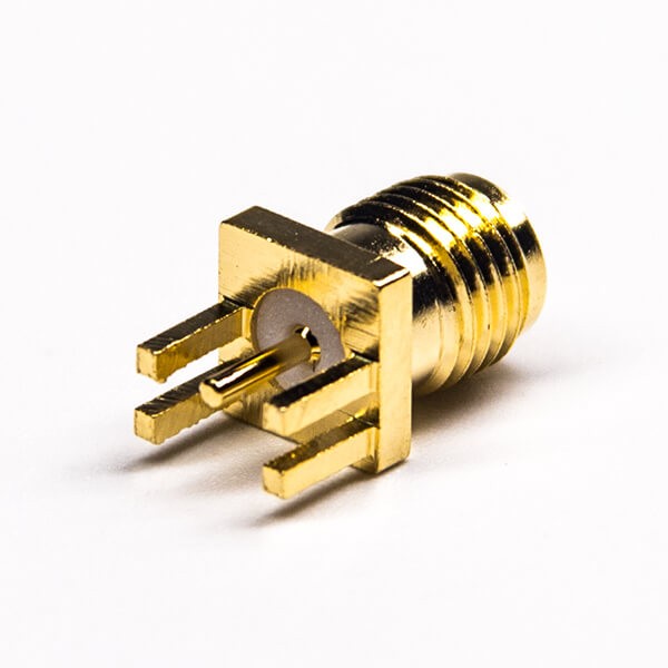 RF Coaxial connector Standard SMA Jack Straight Solder Type for PCB mount