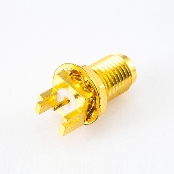 RF Coaxial connector Standard SMA Jack Straight Solder Type for PCB mount