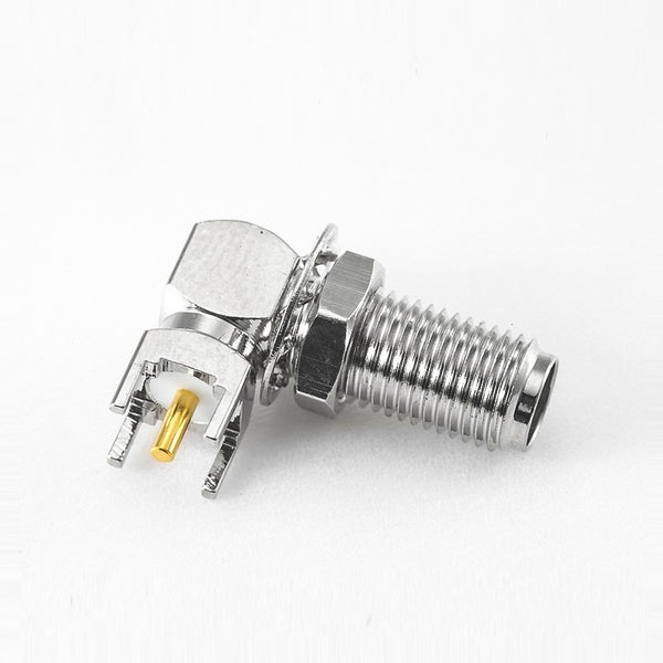 RF Coaxial connector Standard SMA Jack Right Angle Solder Type for PCB mount