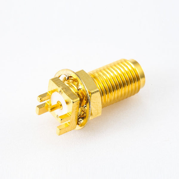 RF Coaxial connector Standard SMA Jack Straight Solder Type for PCB mount