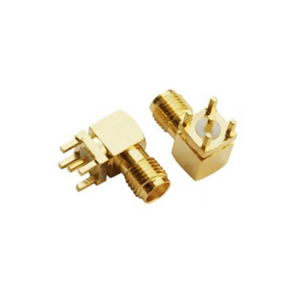 RF Coaxial connector Standard SMA Jack Right Angle Solder Type for PCB mount