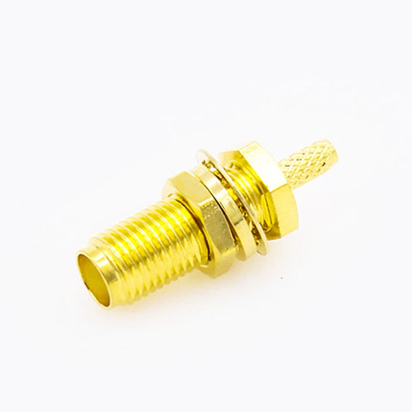 RF Coaxial connector Standard SMA Jack Straight Crimp for Cable 5D-FB