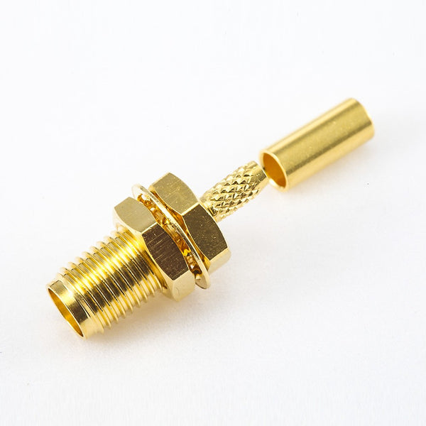 RF Coaxial connector Standard SMA Jack Straight Crimp for Cable RG174/RG316/LMR100