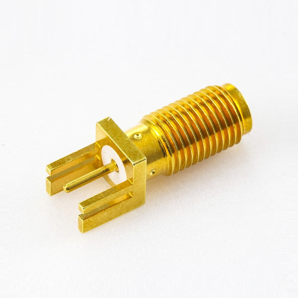 RF Coaxial connector Standard SMA Jack Straight Solder Type for PCB mount