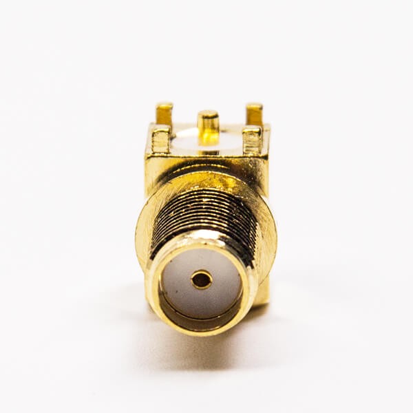 RF Coaxial connector Standard SMA Jack Right Angle Solder Type for PCB mount