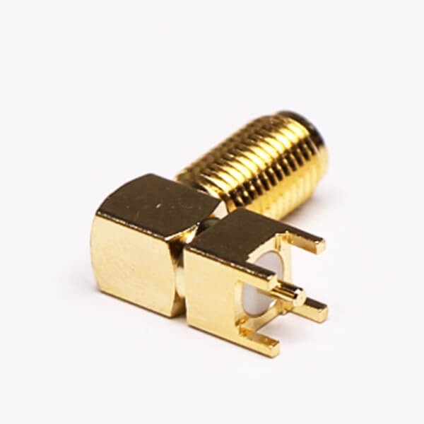 RF Coaxial connector Standard SMA Jack Right Angle Solder Type for PCB mount