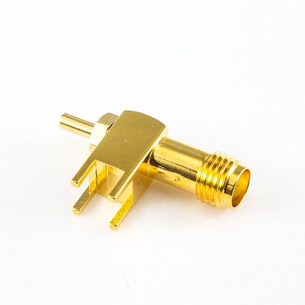 RF Coaxial connector Standard SMA Jack Right Angle Solder Type for PCB mount