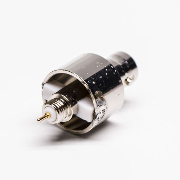 HF-Adapter Metall gerader BNC-Stecker auf BNC-Buchse freihängend 75 Ohm 