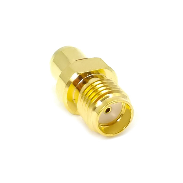 RF Adapter Metal Straight SMA Jack to BMA Plug Free Hanging 50  Ohm