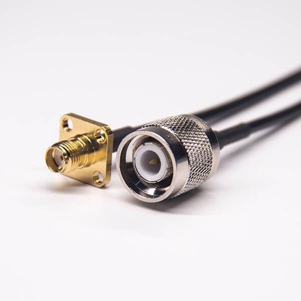 SMA Flange Mount Female to TNC Male 180 Degree Coaxial Cable