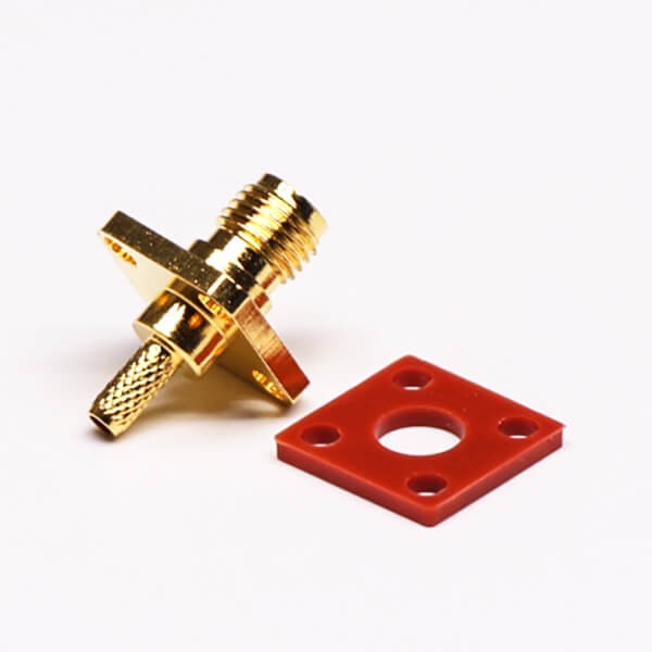HF-Koaxialstecker Standard-SMA-Buchse, gerade Crimpverbindung für Kabel