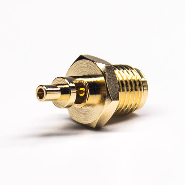 HF-Koaxialstecker mit umgekehrter Polarität, SMA-Buchse, gerader Löttyp für Kabel