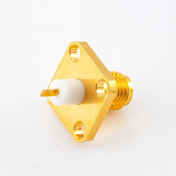 RF Coaxial connector Standard SMA Jack Straight Solder Type for PCB mount