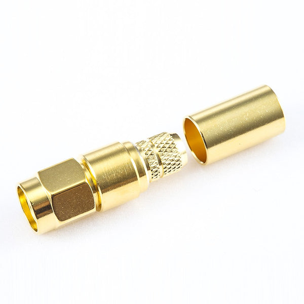 RF Coaxial connector Standard SMA Plug Straight Crimp for Cable LMR240/4D-FB