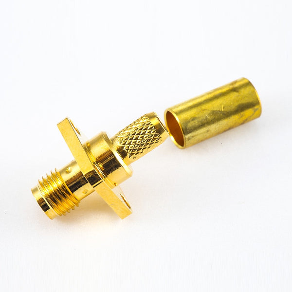 RF Coaxial connector Standard SMA Jack Straight Crimp for Cable RG58/RG142/SYV50-3