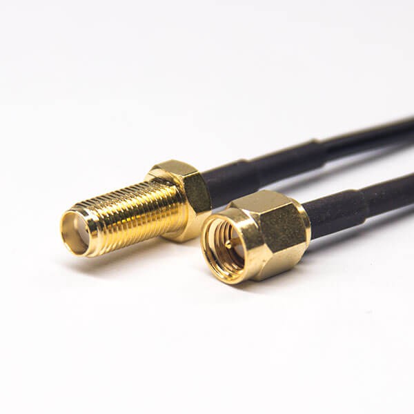 SMA Male to SMA Female Extension Cable 180 Degree Connector for RG174 Cable 1M