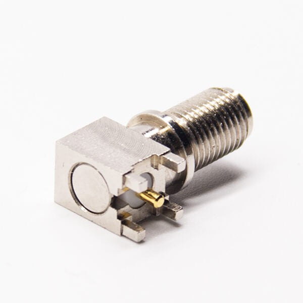 RF Coaxial connector Rreverse polarity SMA Jack Right Angle Solder Type for PCB mount