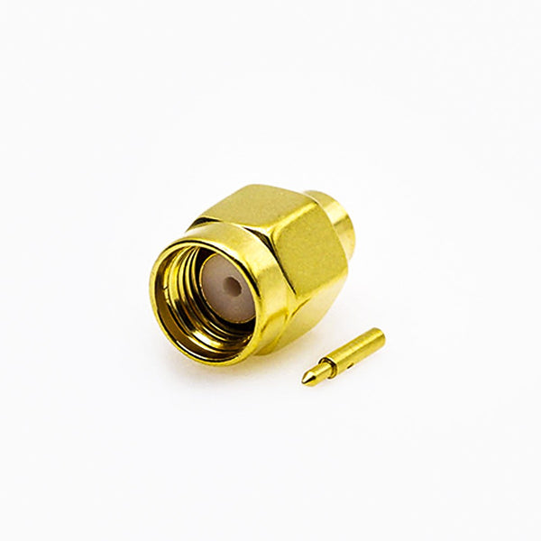 RF Coaxial connector Standard SMA Plug Straight Solder Type for  Cable